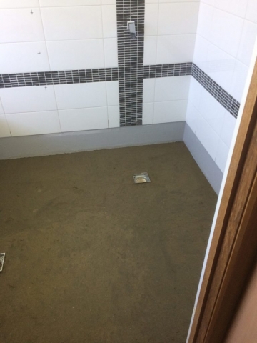 Bathroom floor