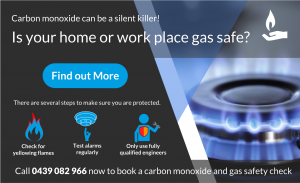 Carbon monoxide can be a silent killer